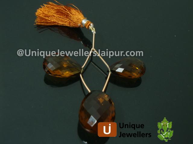 Coganac Quartz Faceted Pear